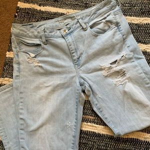 American Eagle Distressed Skinny Jeans